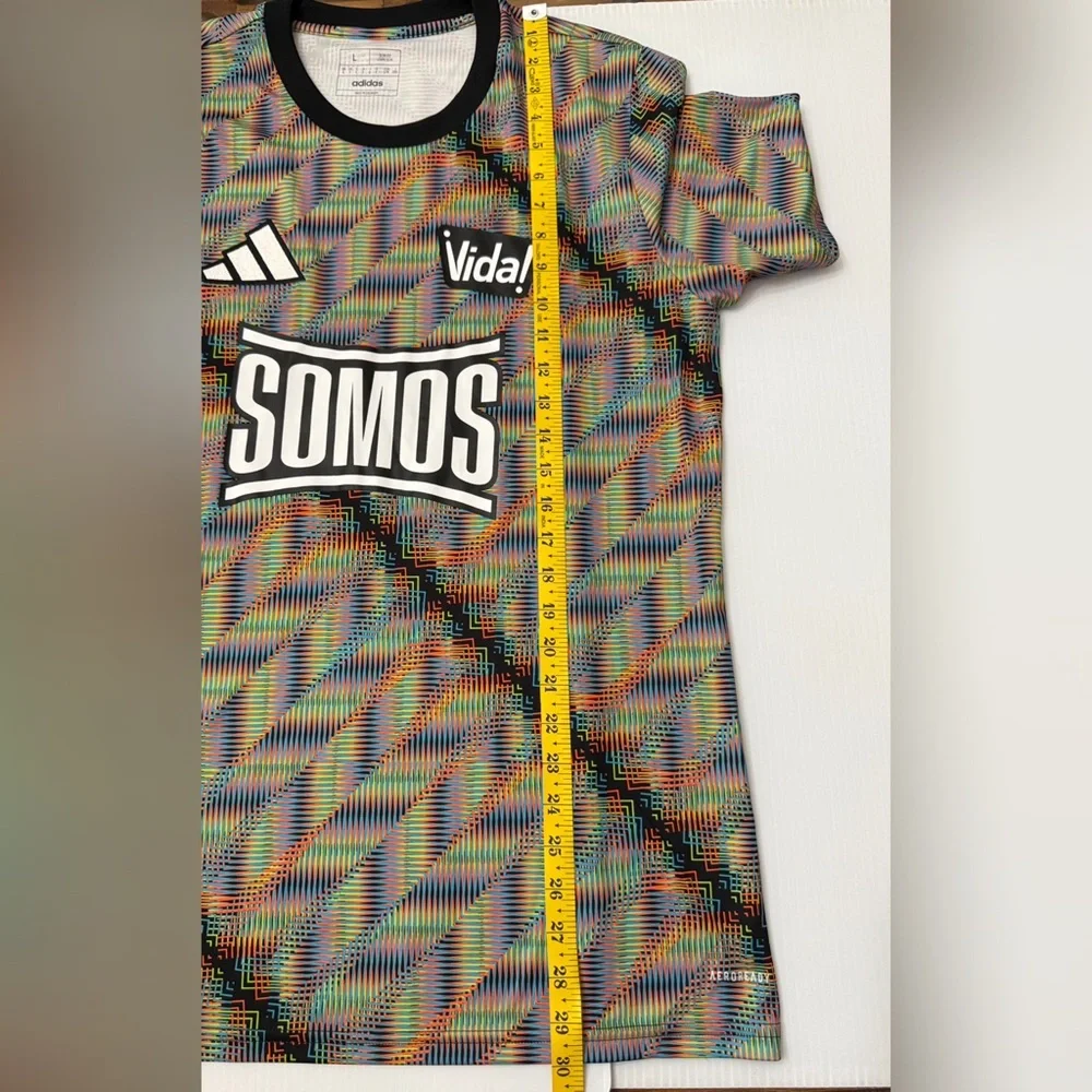 Adidas Hispanic Celebration Somos Vida Pre-Match Jersey Kit - L